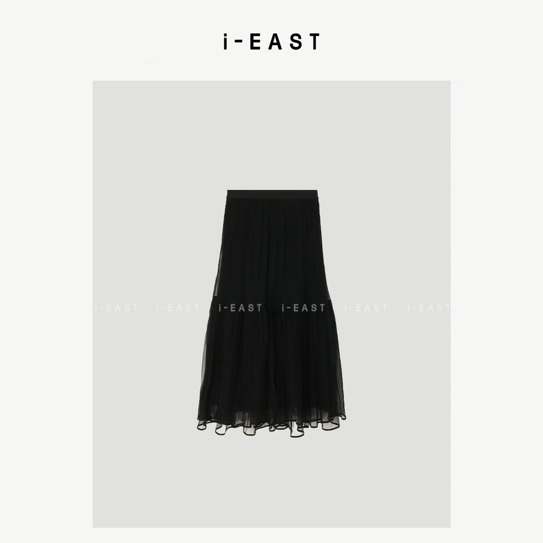 费加罗歌剧～双层蕾丝纱纱半身裙-5C Q13081