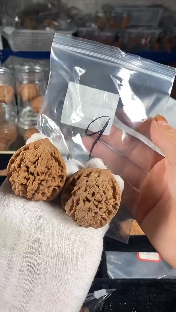 吊坠文玩核桃麒麟纹官帽44