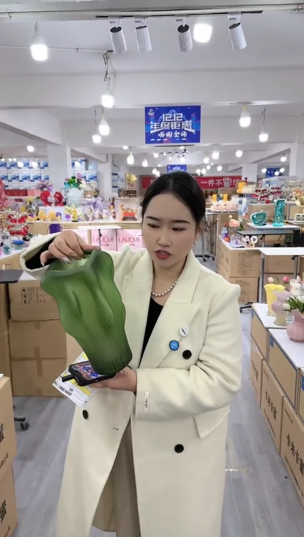 【闪购商品】琉璃简屿花器W-品22