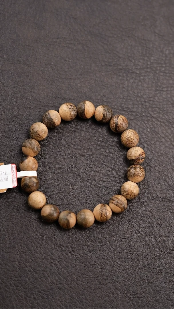 沉香手串王**下CXB365-2正区文莱黑棋天然野多样性发一
