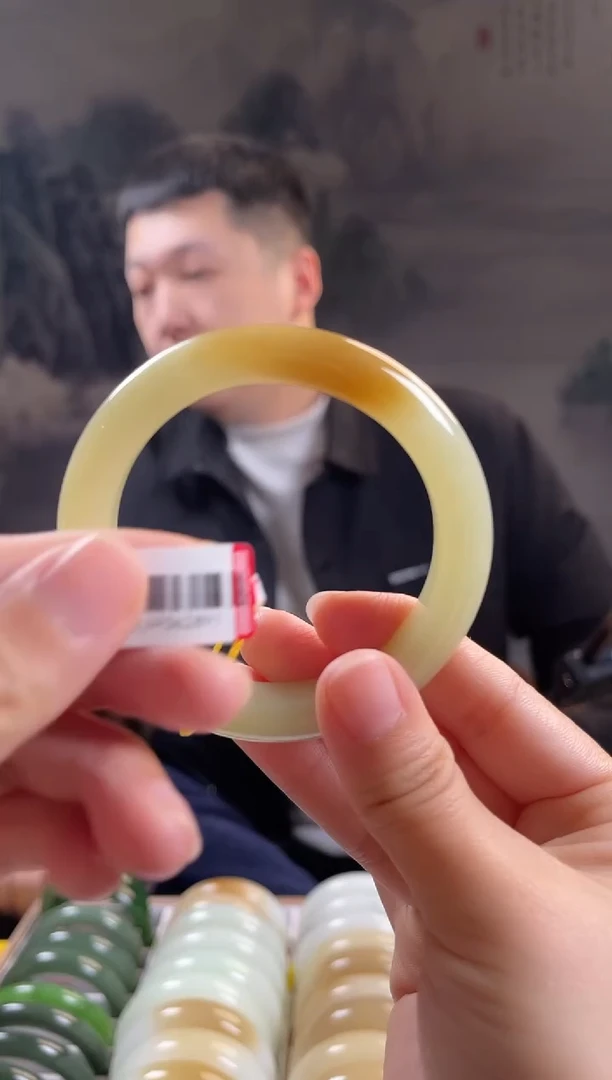 未镶嵌手镯和田玉57+圈口2891