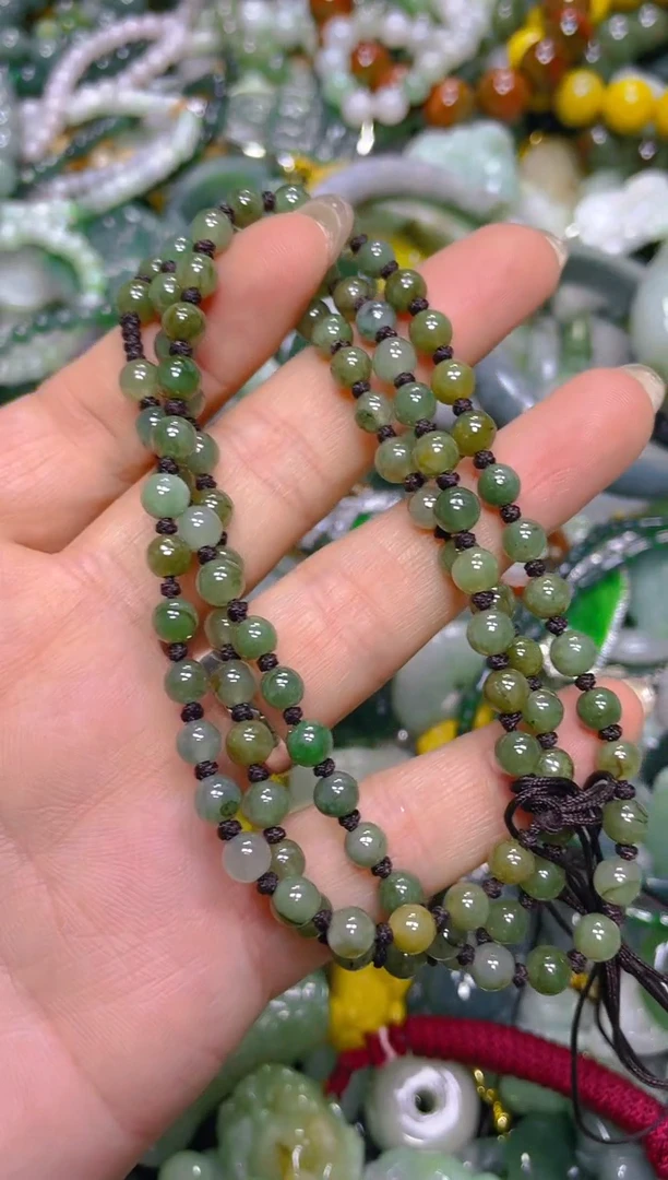 颈饰未镶嵌翡翠5MM