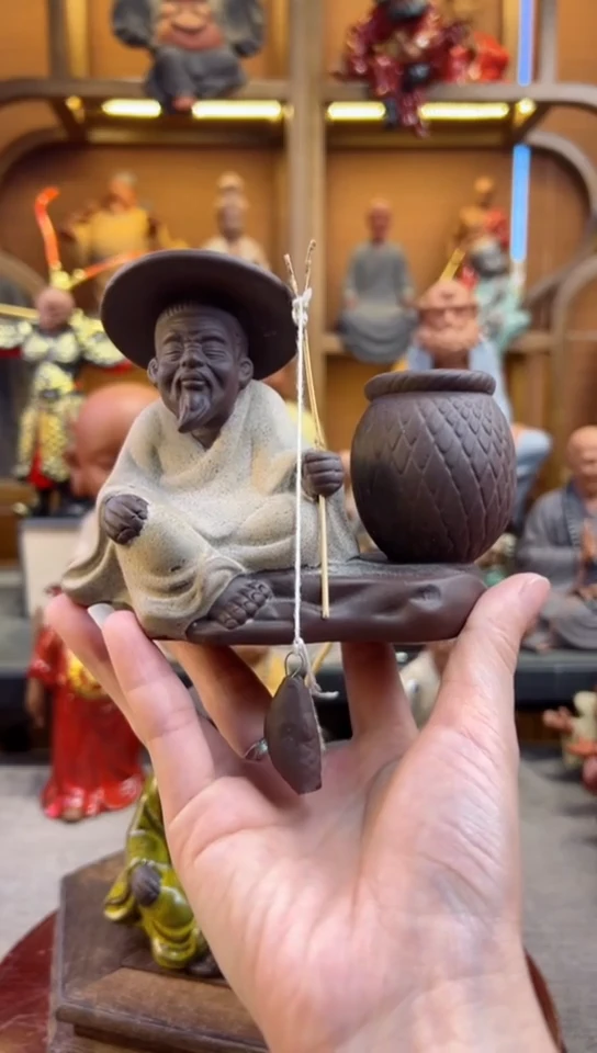 紫砂茶宠器闵茶宠摆件