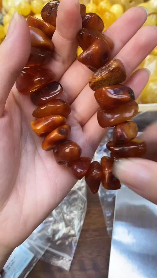 裸石琥珀未镶嵌天然琥珀蜜蜡
