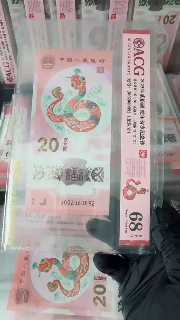 【闪购商品】2025年蛇钞单张J002060892