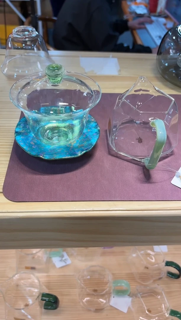 【闪购商品】禾器璀璨茶海凤颜青玉+禾器曜辰盖碗翠玉绿