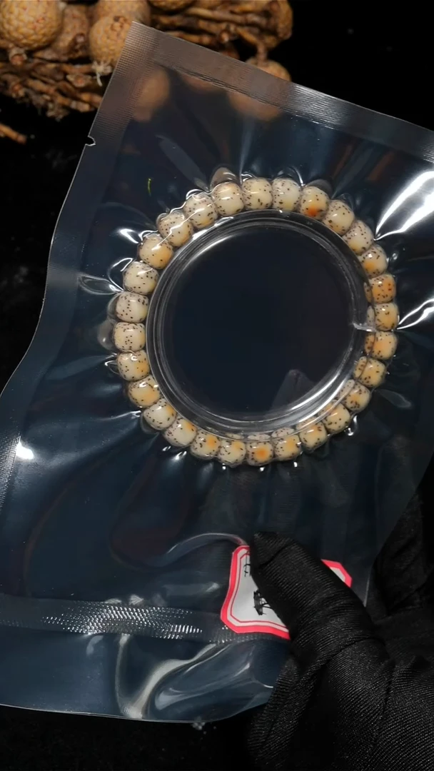 手串星月菩提8*7通烧M8小河牛-A037-66