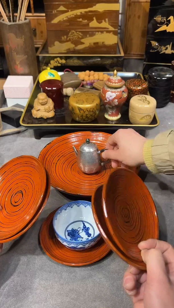 套组 大漆漆器大漆漆器