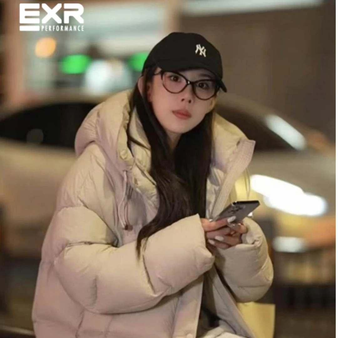 EXR泡芙90鹅绒服气质短款加绒保暖-FS998