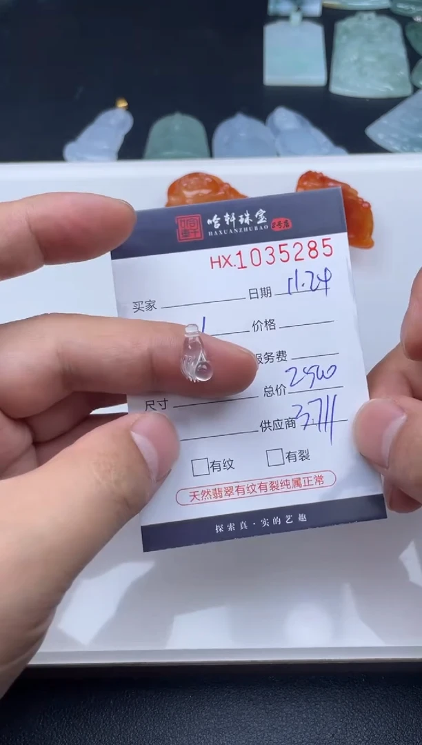 吊坠(不含链)未镶嵌翡翠哈轩  挂件1