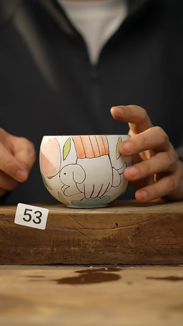 【闪购商品】瓷片油画风·彩绘·设计师石一款