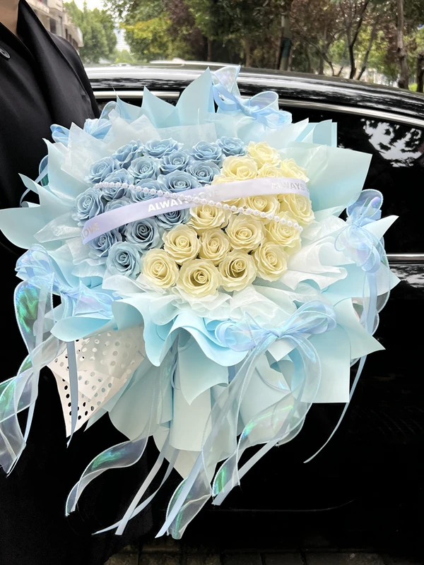 【绿萝】曼塔玫瑰香皂花【送竹签三十根一包】diy花束带清新香味