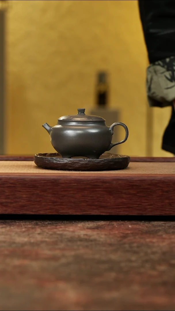 【闪购商品】紫砂茶壶青灰泥雅风