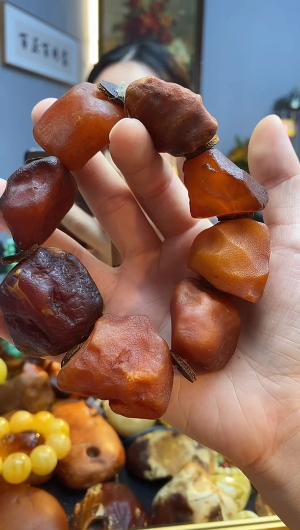 手串琥珀未镶嵌手串