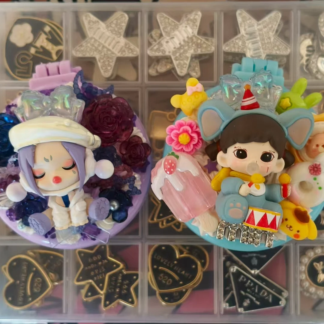 萌粒diy气囊梳带镜子创意实用好物