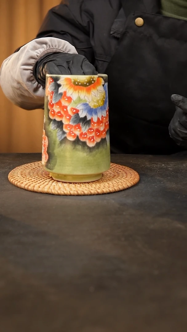 【闪购商品】瓷片泥泥陶瓷花盆