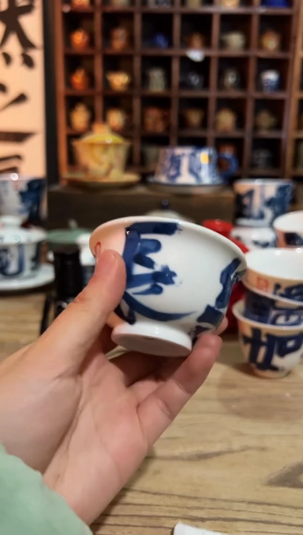 【闪购商品】观云听雨原创手绘茶具