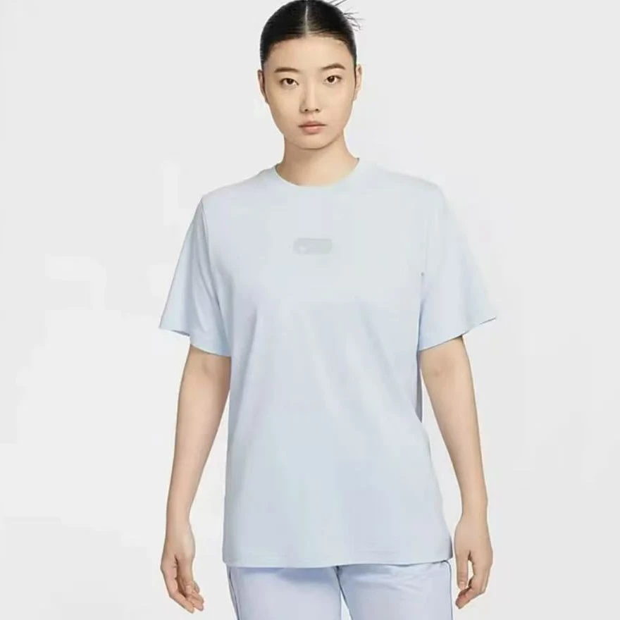 NIKE耐克女子针织无领运动短T恤HQ1699-423
