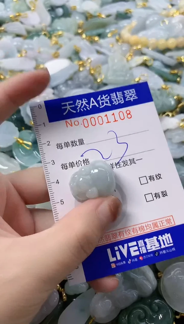 颈饰未镶嵌翡翠天然A货翡翠
