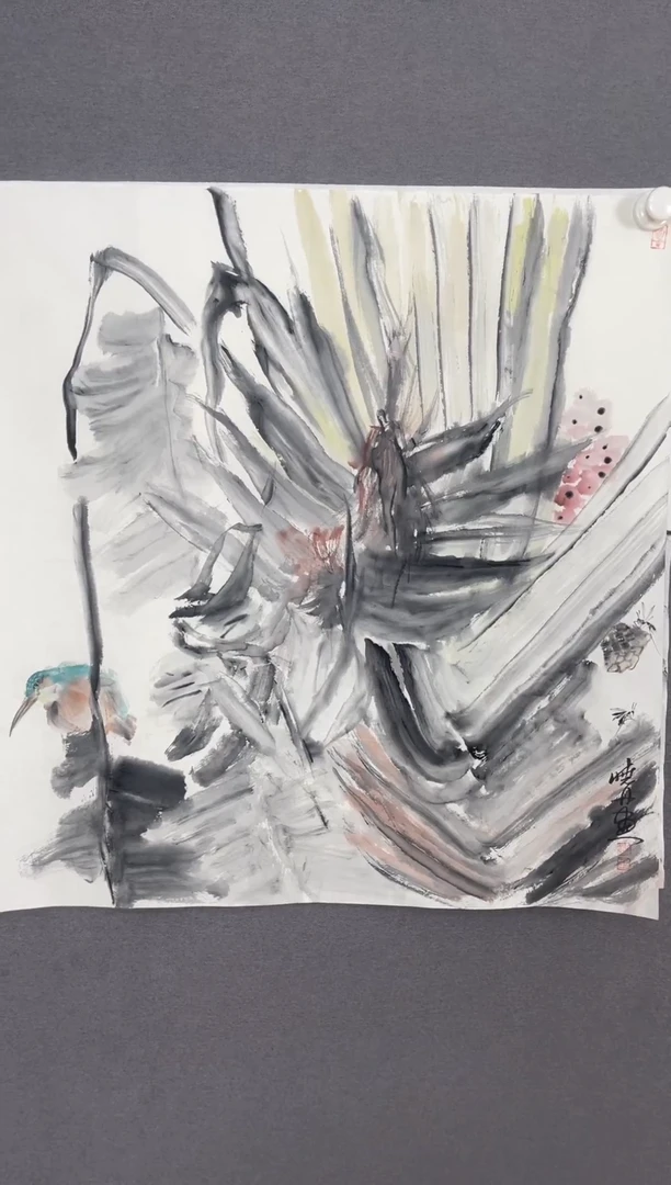 国画国画山水花鸟作品