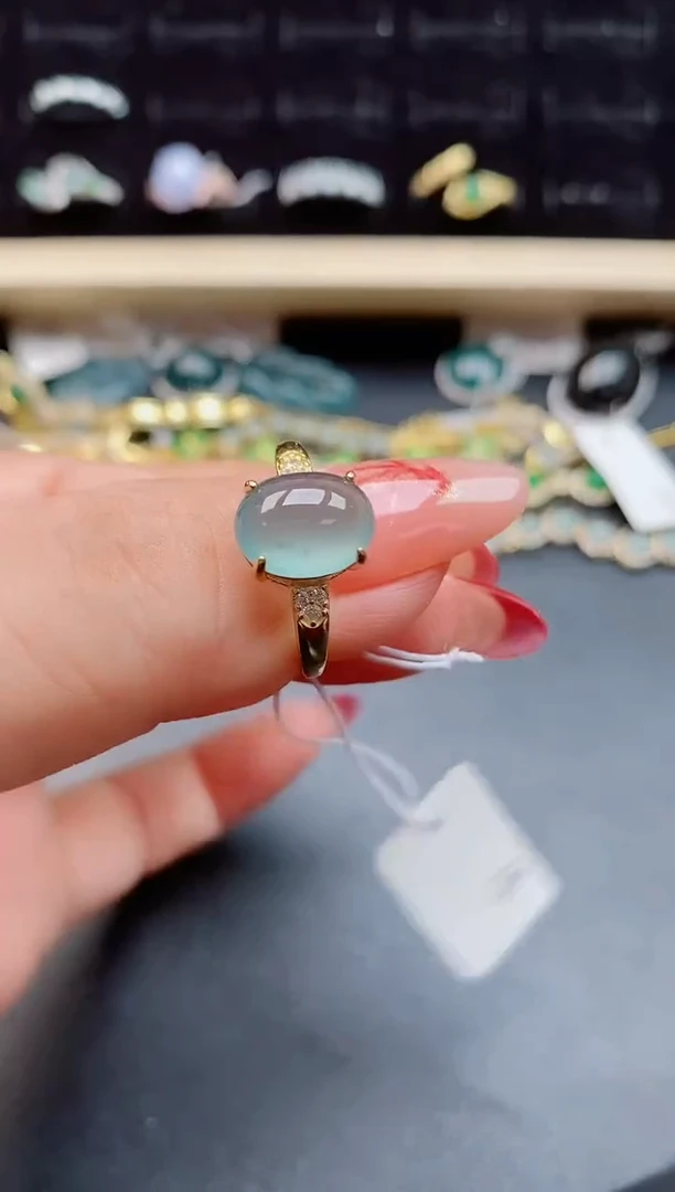 【闪购商品】翡翠戒指银S925镶嵌1212