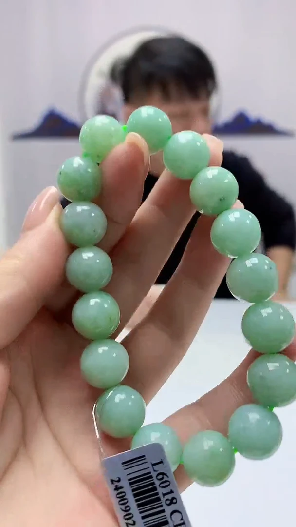 【闪购商品】定制翡翠未镶嵌4925ms-毛货295手串