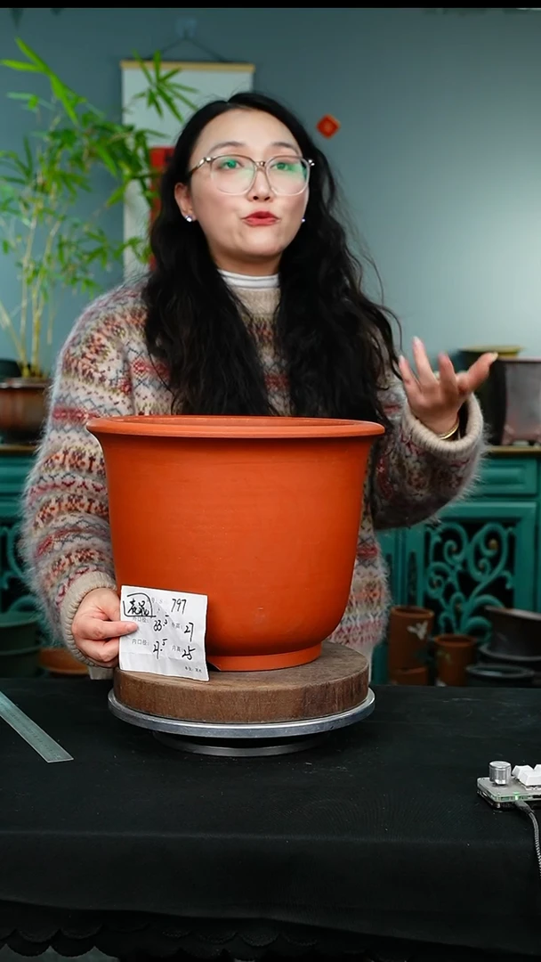 紫砂花盆797花泥紫砂花盆