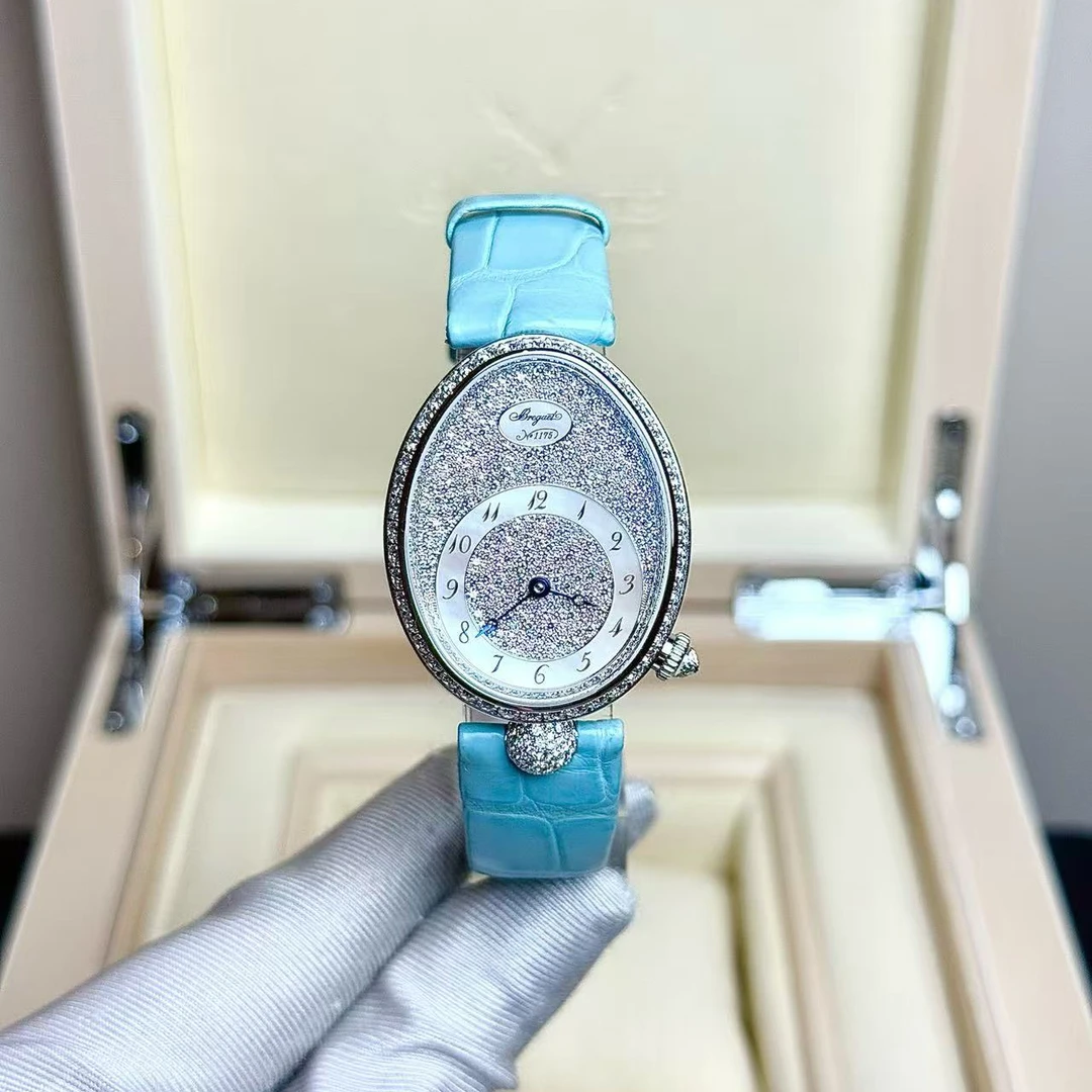 99新 BREGUET/宝玑 潮人/宝玑/那不勒斯王后8938/白金原钻/25全套