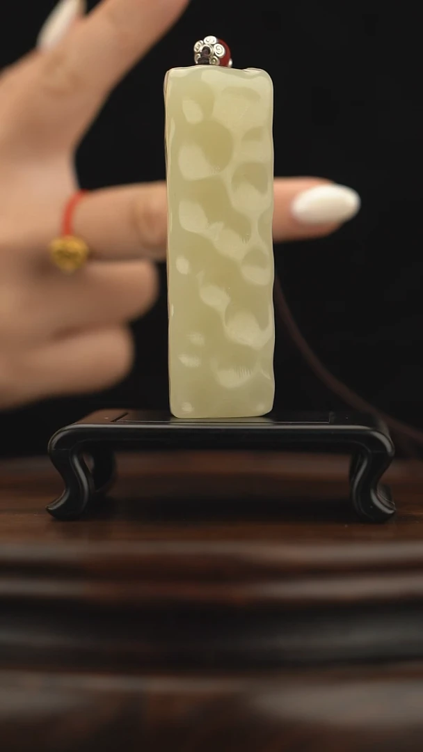 玉【小奶酪】天然玉石手把件