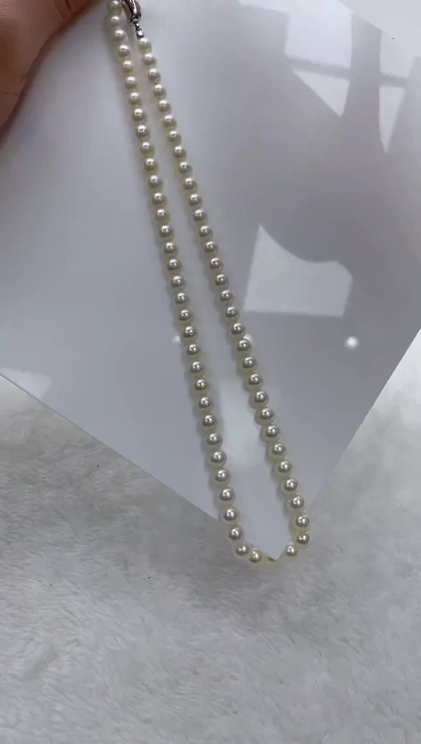 【闪购商品】海水珍珠颈饰银S925镶嵌海水珍珠项链