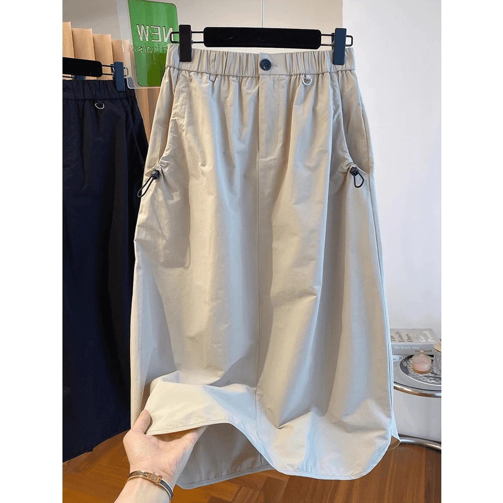 【裙装系列】甜酷山系 工装半身裙 潮流显瘦百搭 时尚设计感