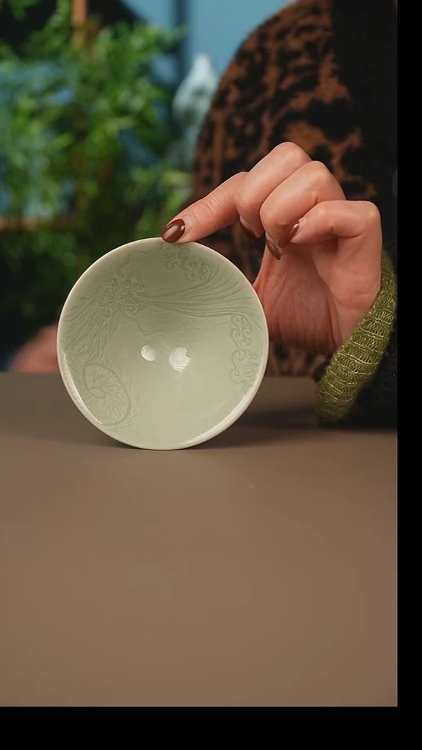 豆绿斗笠龙腾四海