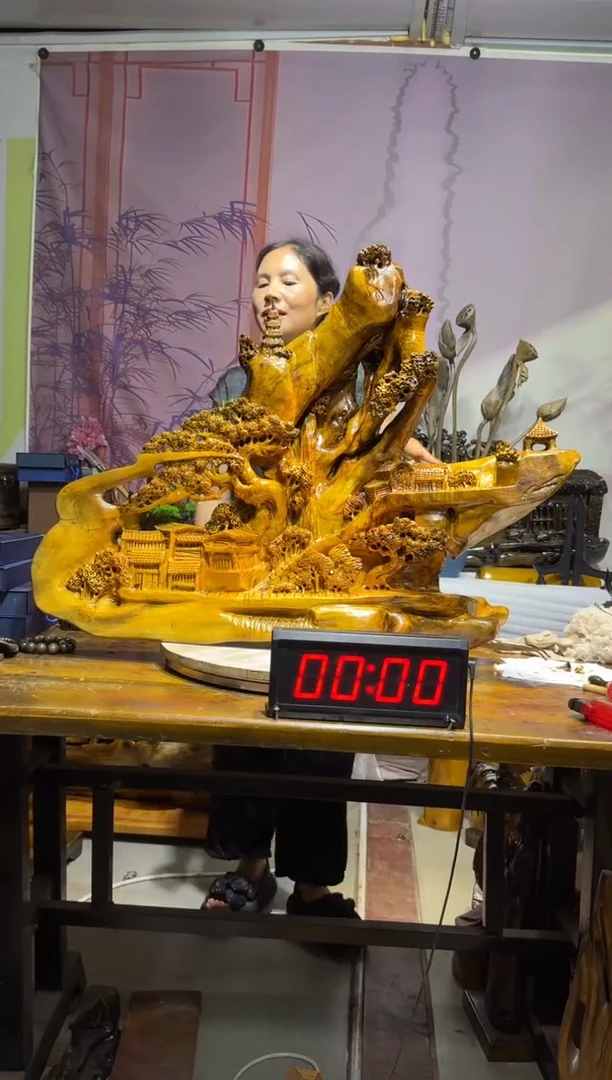 金丝楠麓*金丝楠木摆件