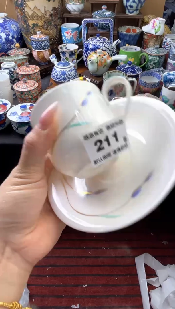 瓷片211号六六工艺品瓷器