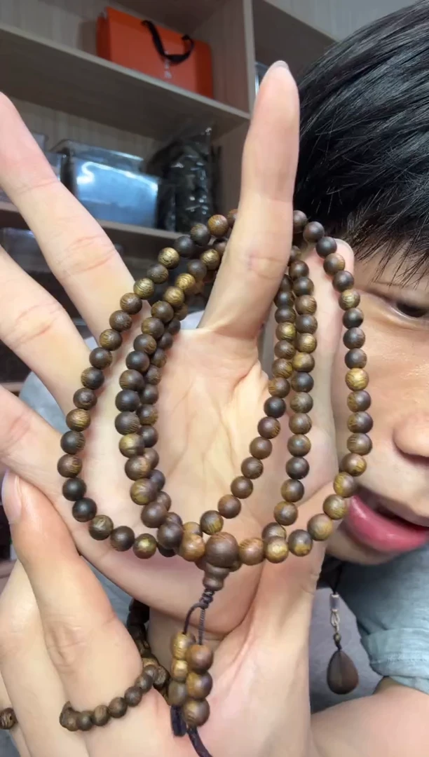 沉香手串06圆珠多圈14克+ 多样性发其一