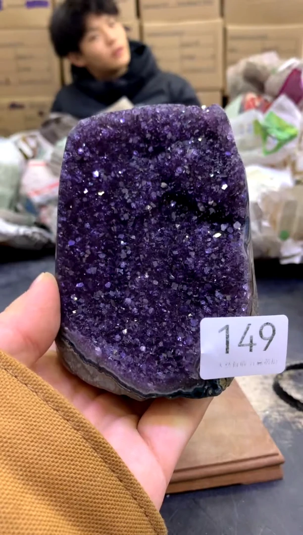 【闪购商品】水晶摆件未镶嵌天然高品质紫晶149