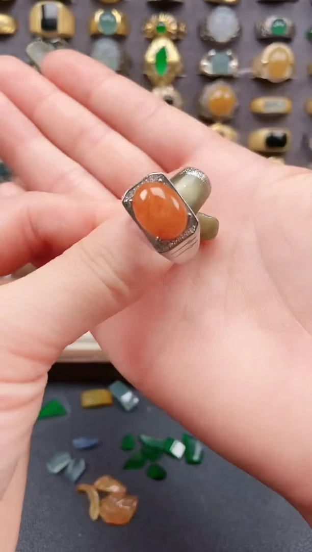 未镶嵌戒指翡翠天然A货翡翠