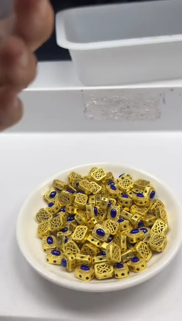 玛瑙/玉髓颈饰银S800镶嵌x1308青金石精镶方块*3个