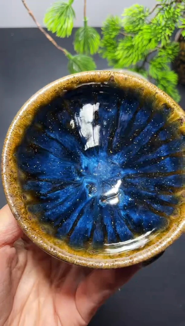 茶盏157叶紫建盏