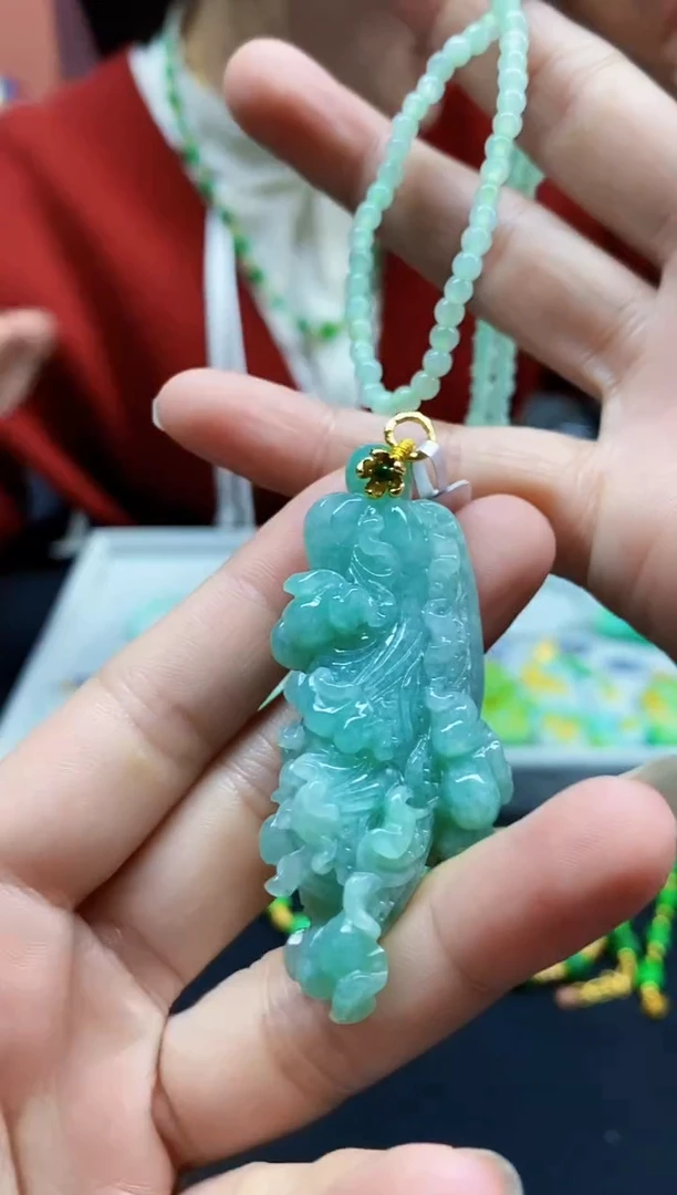 颈饰未镶嵌翡翠翡翠吊坠