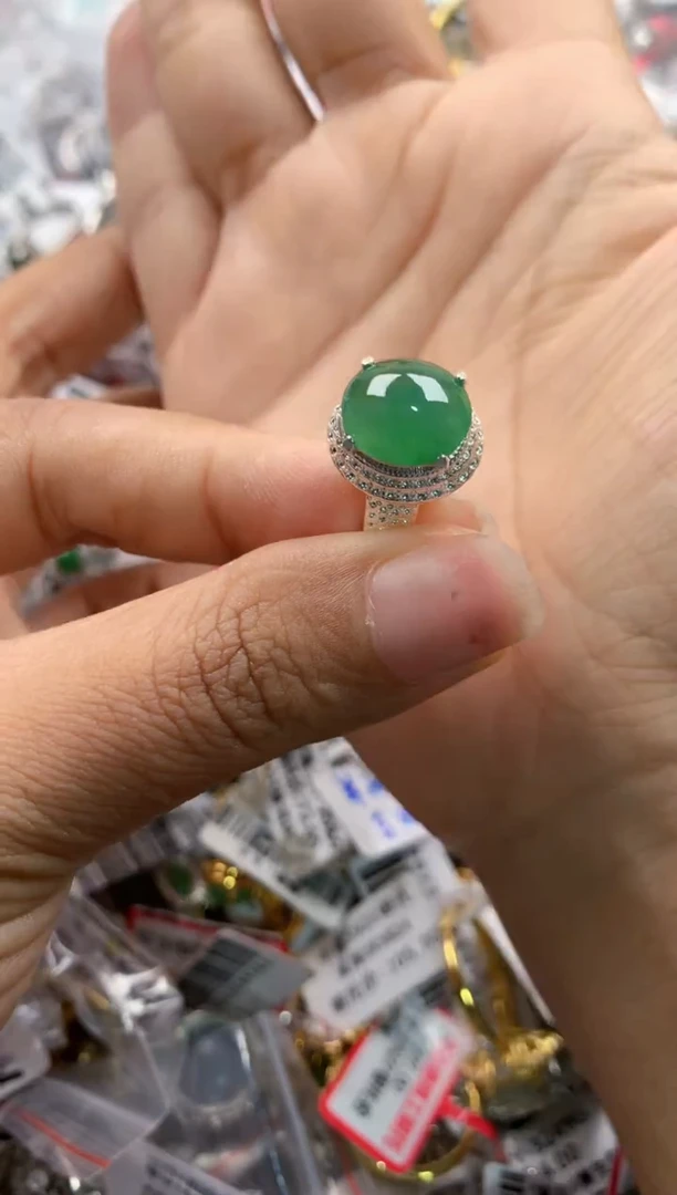 未镶嵌戒指翡翠555    7
