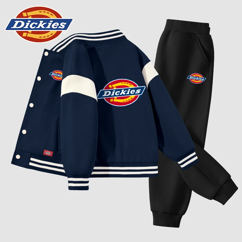 Dickies童装男童春秋款外套男孩学院风上衣中小童2025新款套装潮
