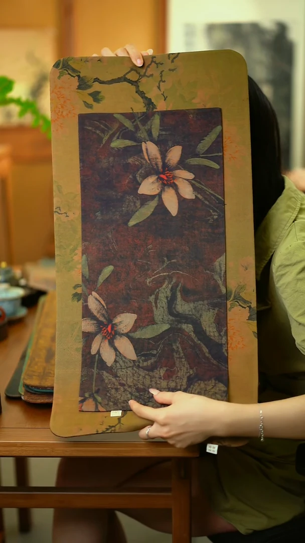 奶油牡丹大片+繁花小片