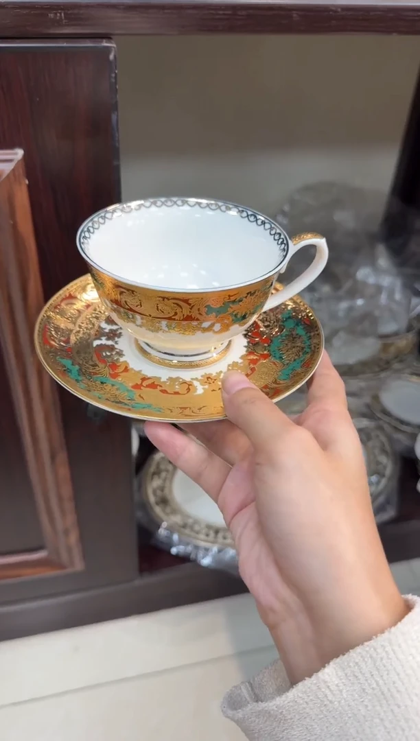 【闪购商品】瓷片220毫升杯碟福利款