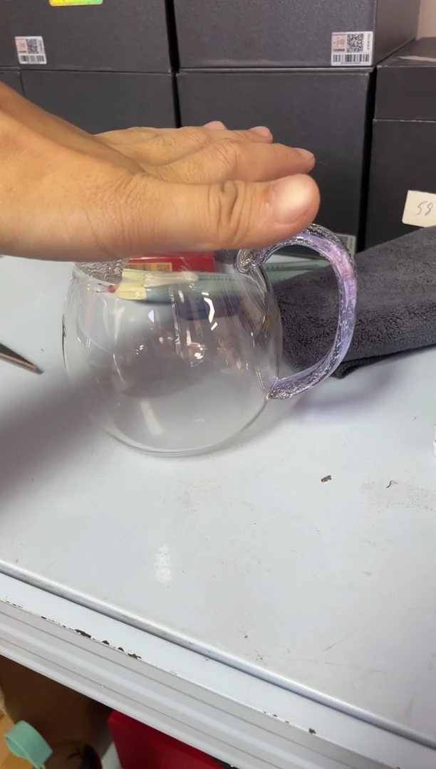 花***9物肆联名/观禄煮茶器/透紫金（无盒）