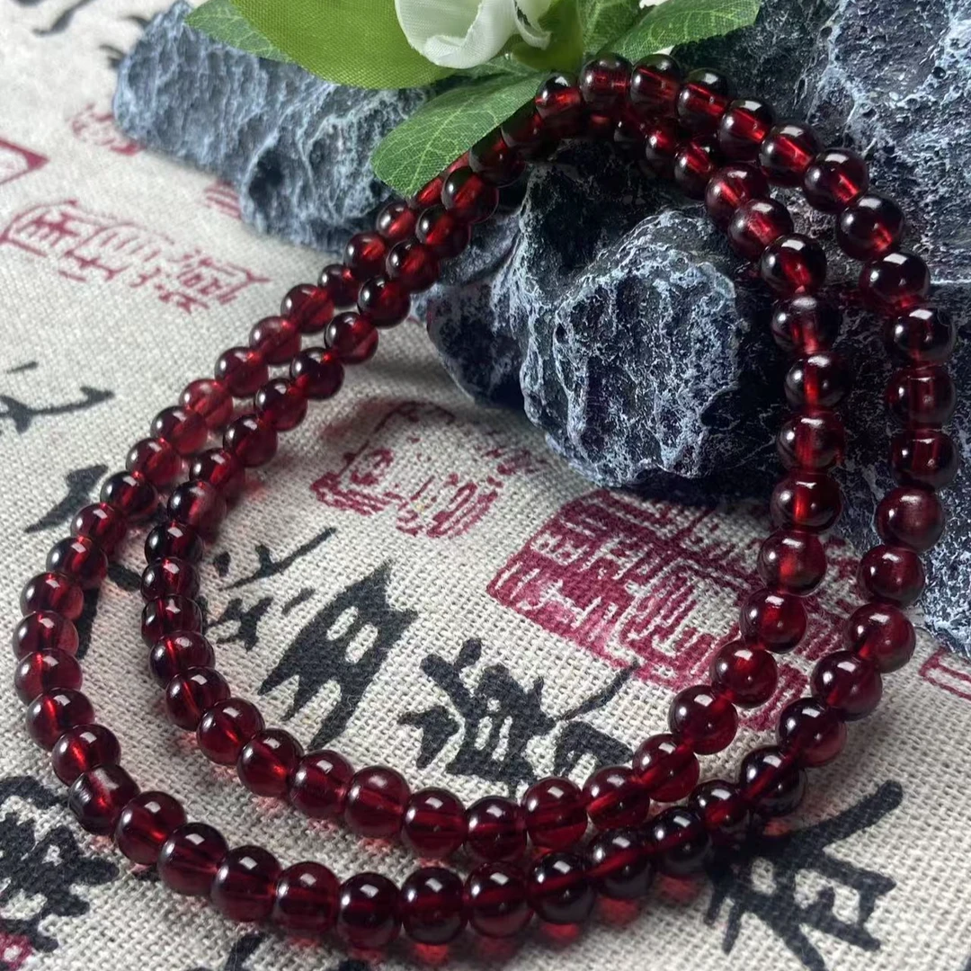 139 鸽血红串链单珠卡10-11mm--多样性发其一气质国风玉串链625