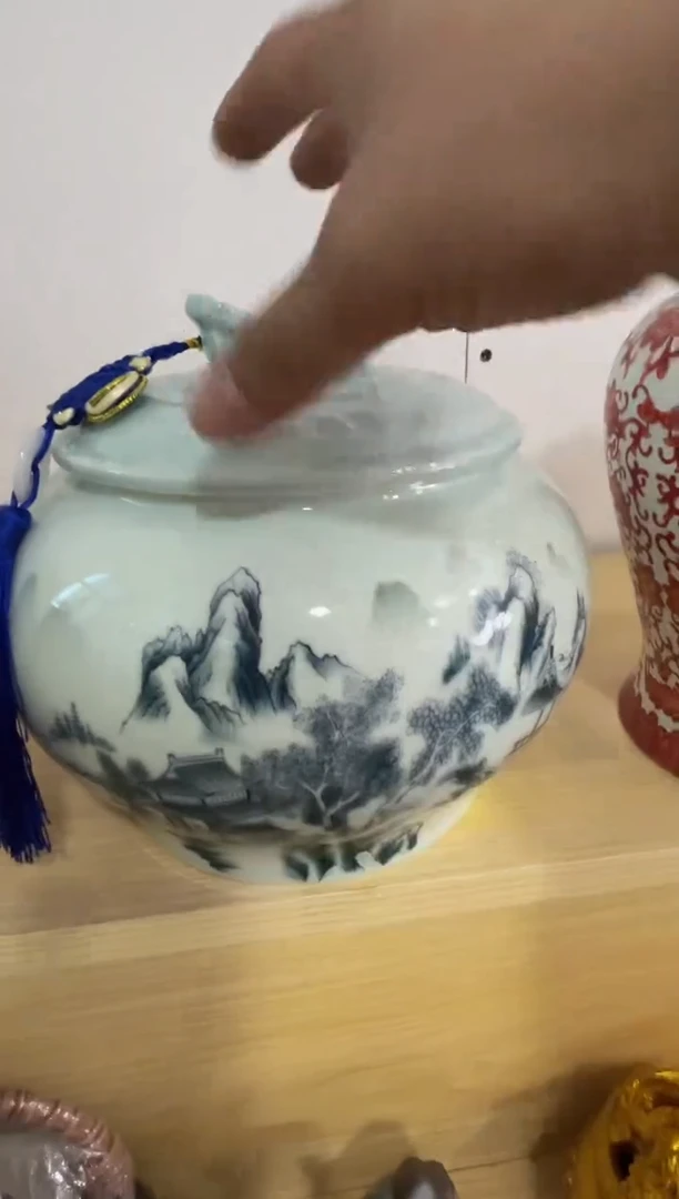 陶瓷茶具摆件旅行套组