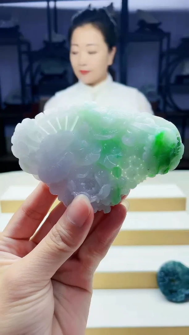未镶嵌定制翡翠毛货09230183