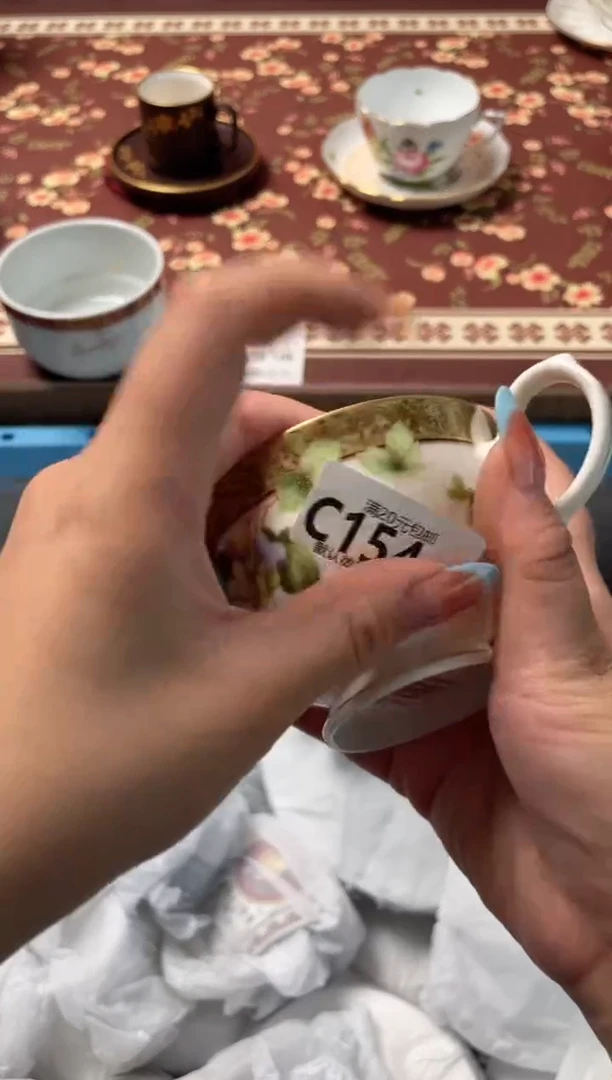 瓷片紫**美瓷器瓷器C154