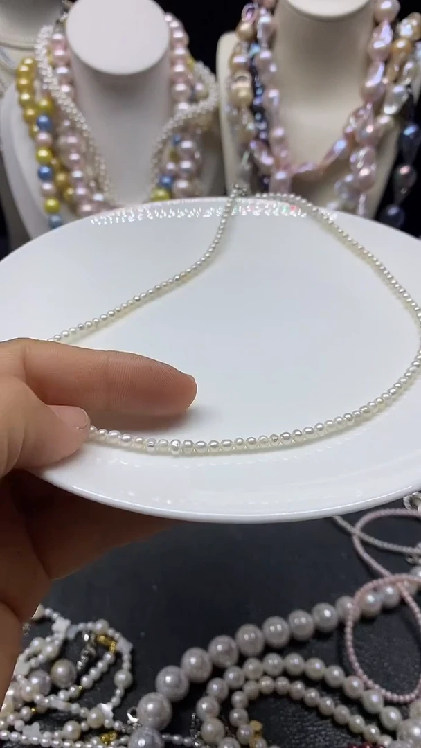 颈饰未镶嵌淡水珍珠多人